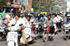 Mangalore: JD(S) youth wing holds bike rally to publicise Yuva Chethana Convention